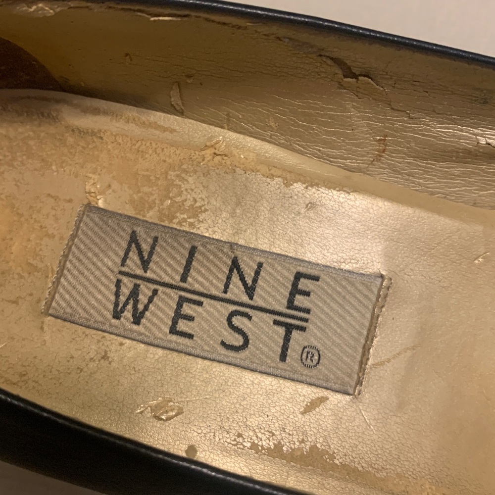 Nine West Dark Leather Heels - Picture 2 of 7